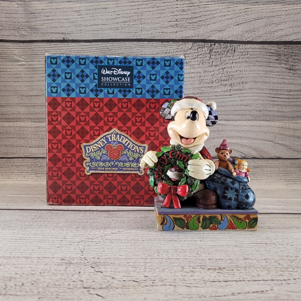 Jim Shore Disney 'Merry Christmas To You' Mickey Walt Disney Collection